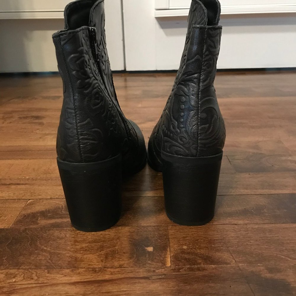 Sterling River Black/Grey Ankle Boots for Women - Picture 5 of 8